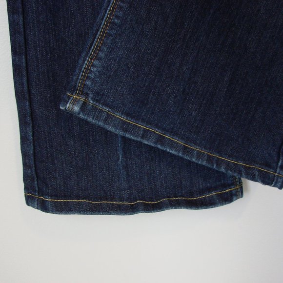 COOGI Bootcut Jeans Tall Dark Wash Stretch Embroidered Coogi Logo Size 12 - Picture 8 of 16